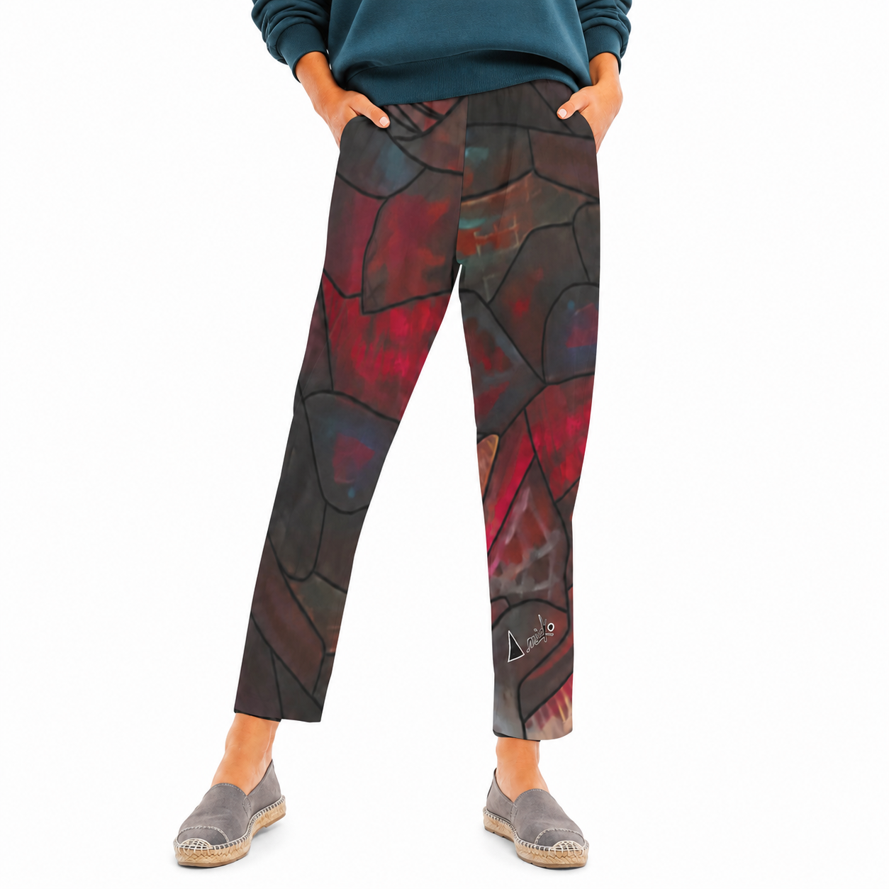 Le PANTALON DÉCONTRACTÉ à jambes droites