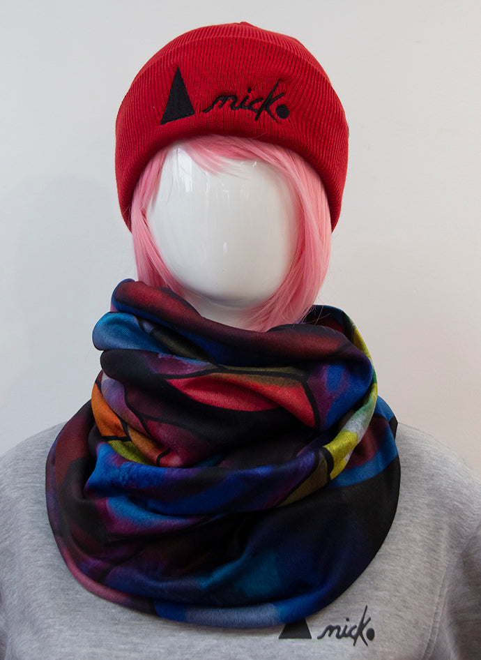 PRÉCOMMANDE - TUBE GÉANT EN TRICOT DOUX MULTICOLOR ANICKO
