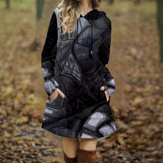 La ROBE À CAPUCHE MONOCHROME