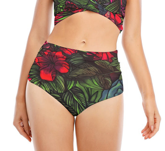 The tropical swimsuit bottom