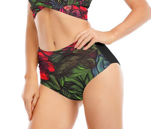 Le bas de maillot tropical