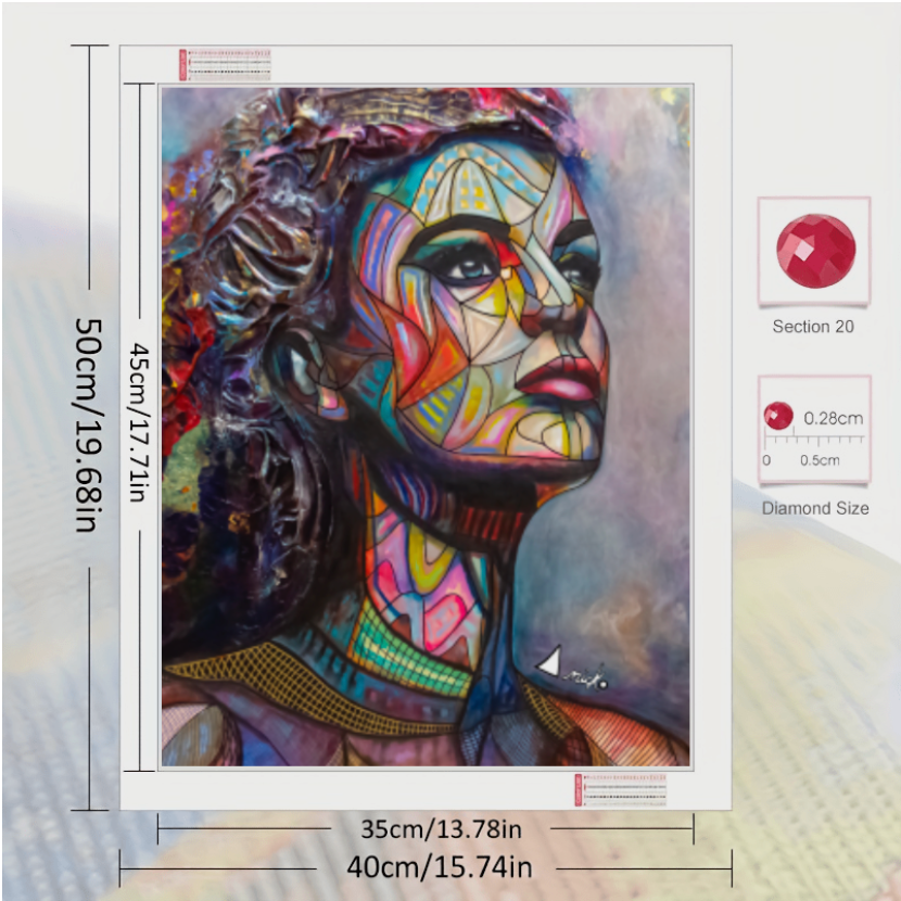 DIAMOND PAINTING - ESPOIR - 40X50cm
