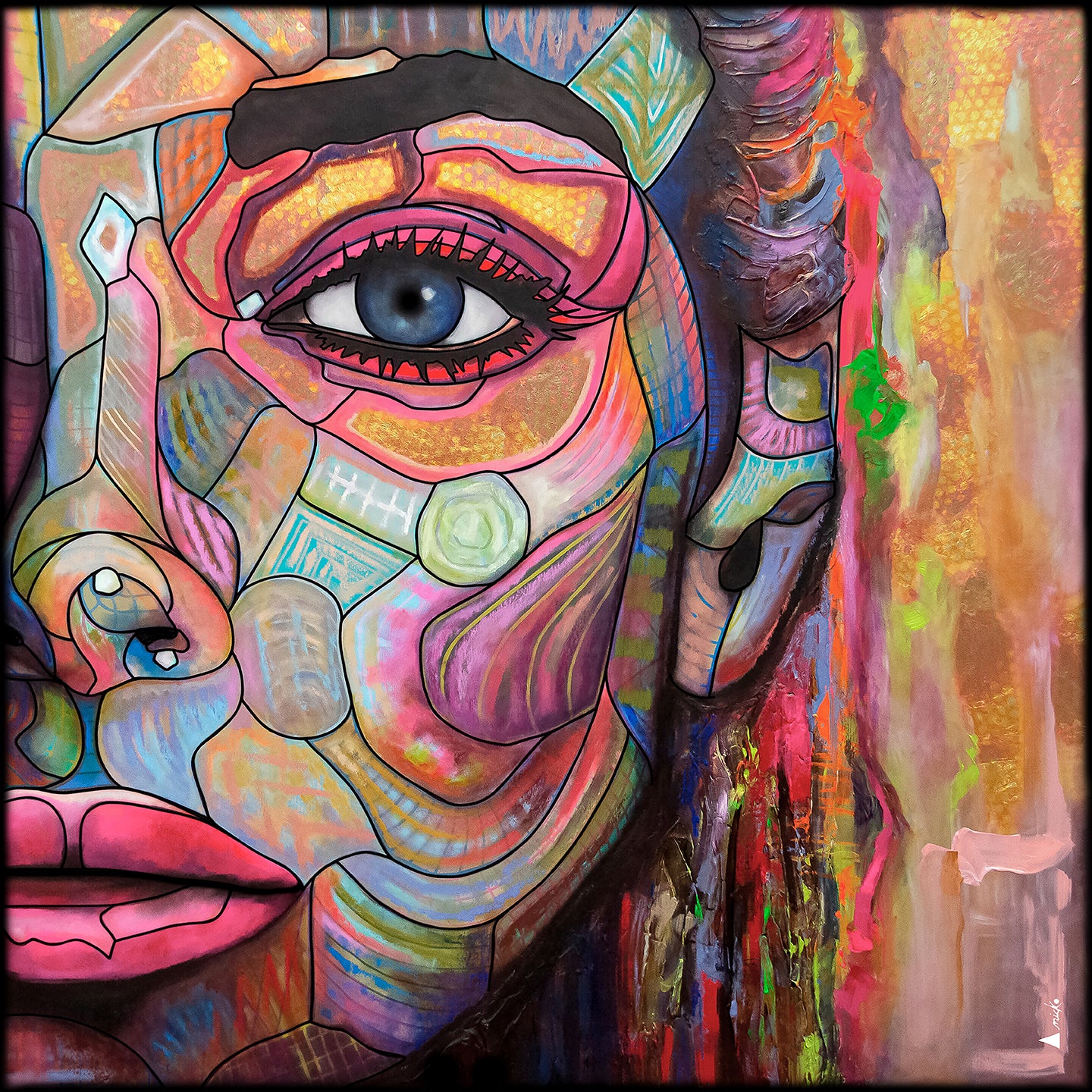 DIAMAND PAINTING - INTRÉPIDE - 50X50 CM
