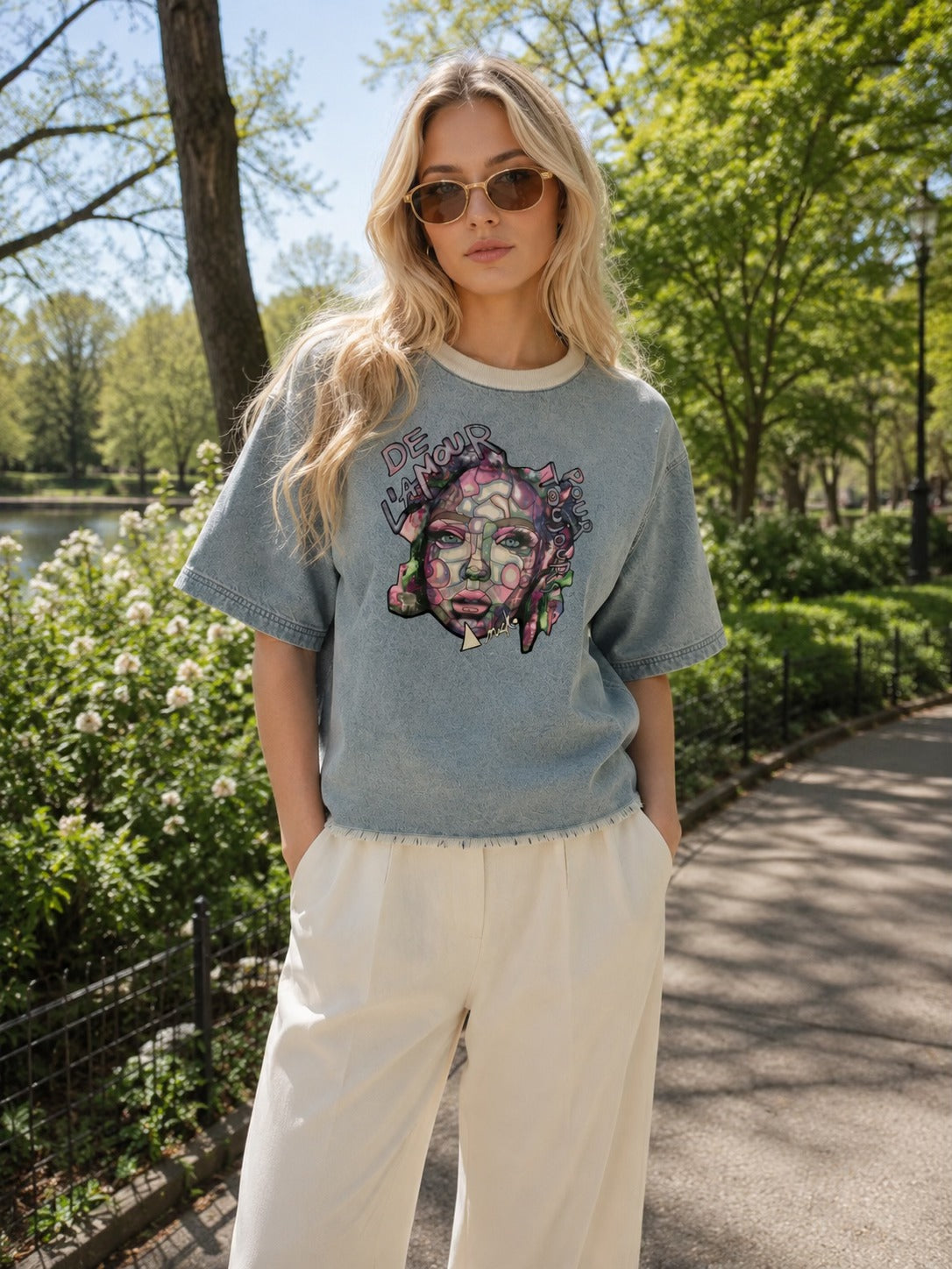 Le T-SHIRT FINI DENIM
