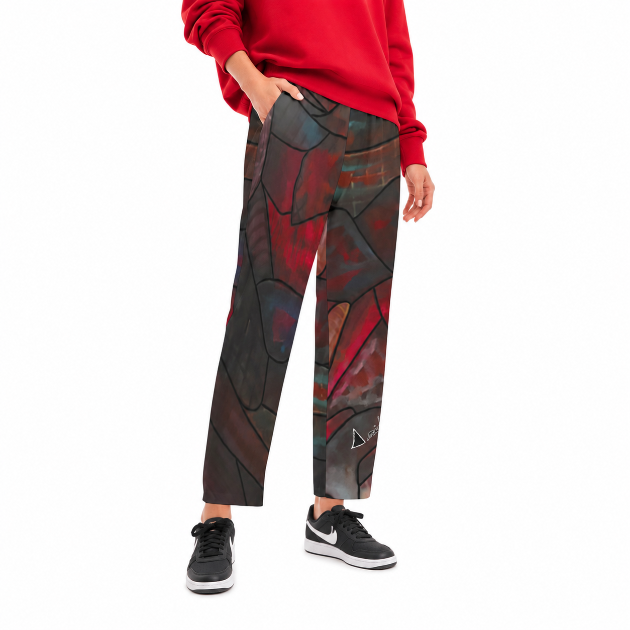 Le PANTALON DÉCONTRACTÉ à jambes droites