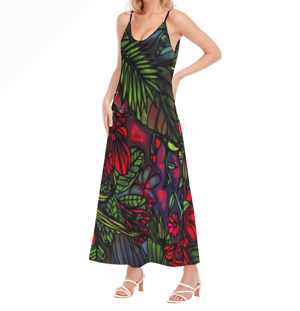 The tropical long dress