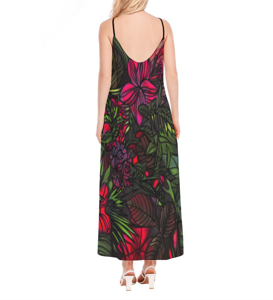 The tropical long dress