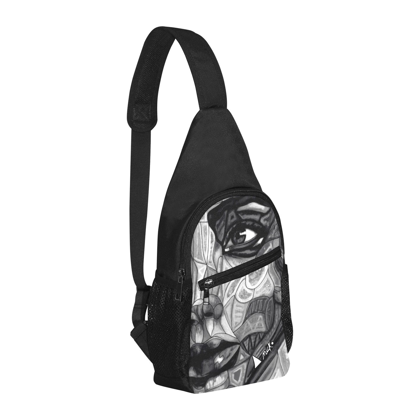 Le LONG SAC BANANE NOIR ET BLANC