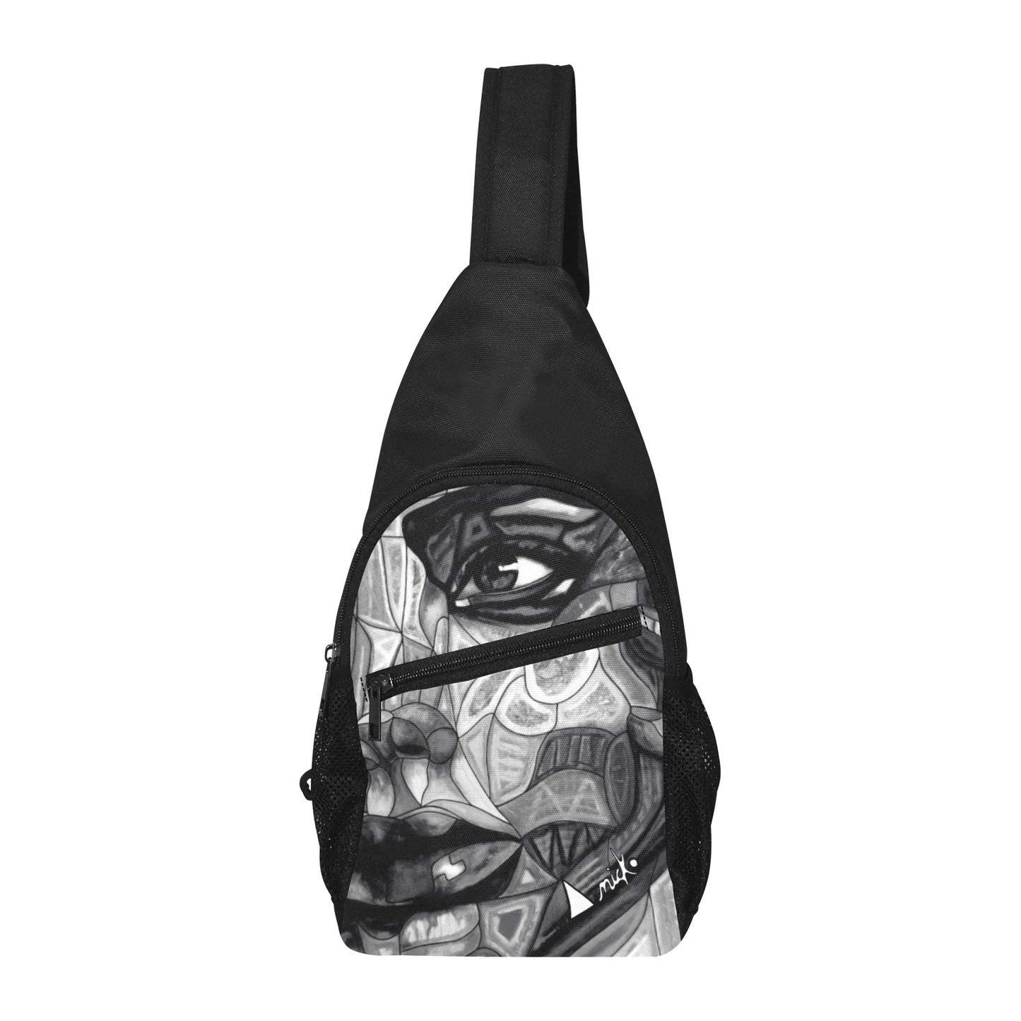 Le LONG SAC BANANE NOIR ET BLANC