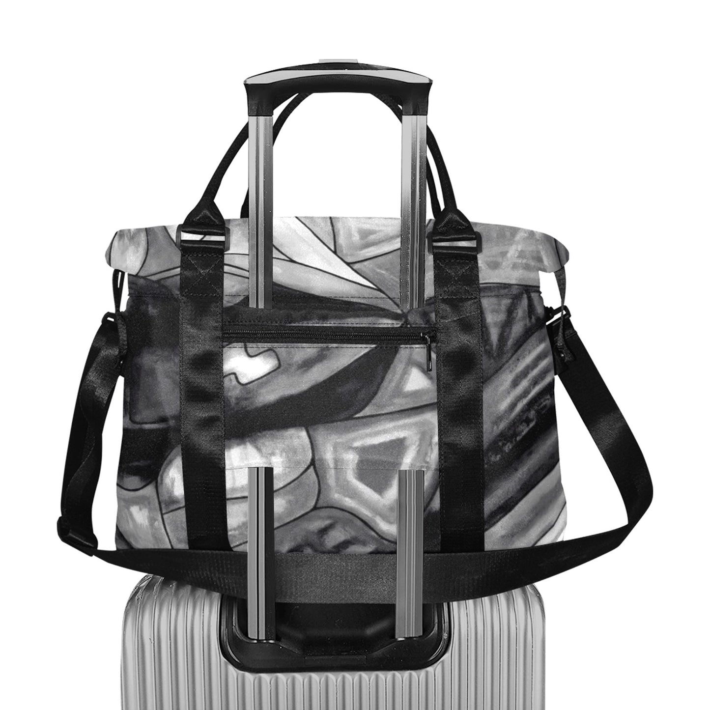 The Large Carry Bag - Black and White