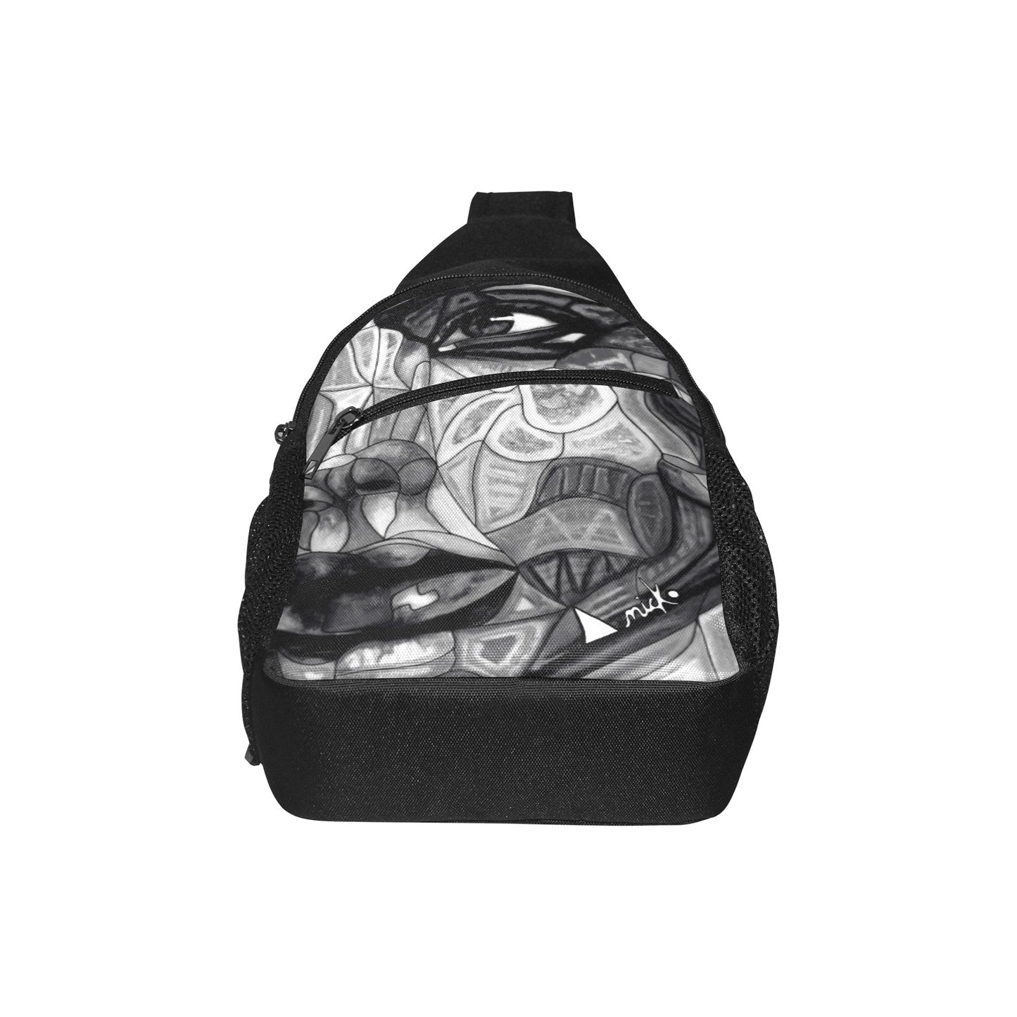 Le LONG SAC BANANE NOIR ET BLANC