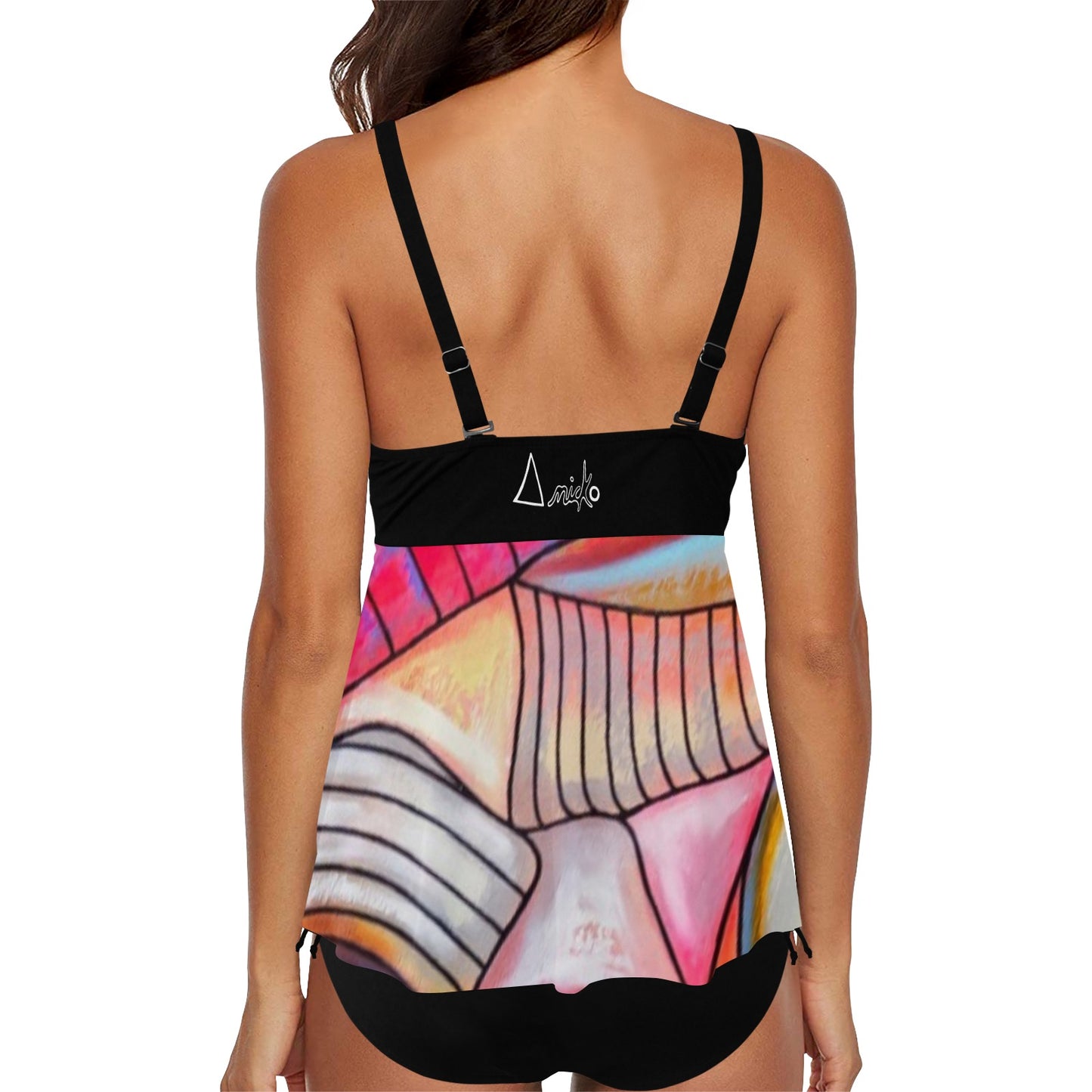 The tankini swimsuit top