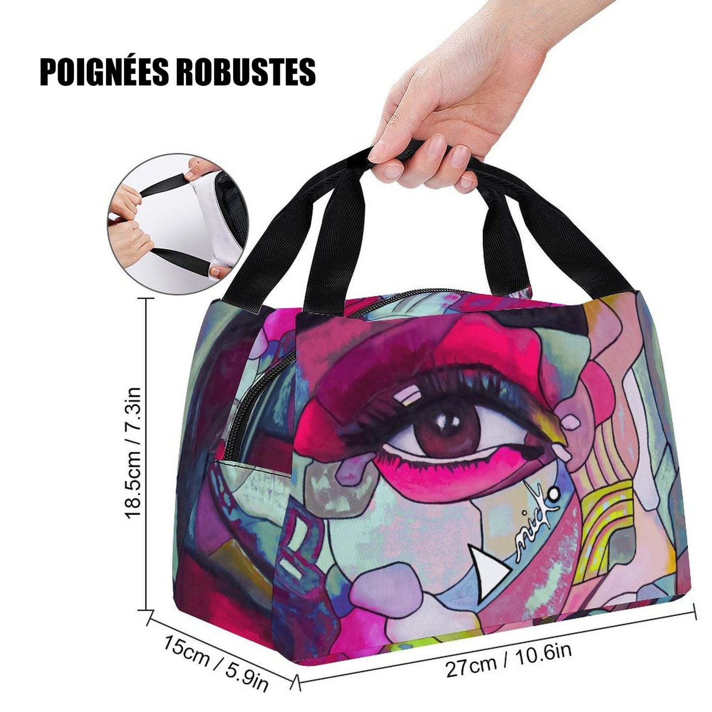 LE SAC À LUNCH ISOTHERME AVEC POIGNÉES – REGARD NOMADE