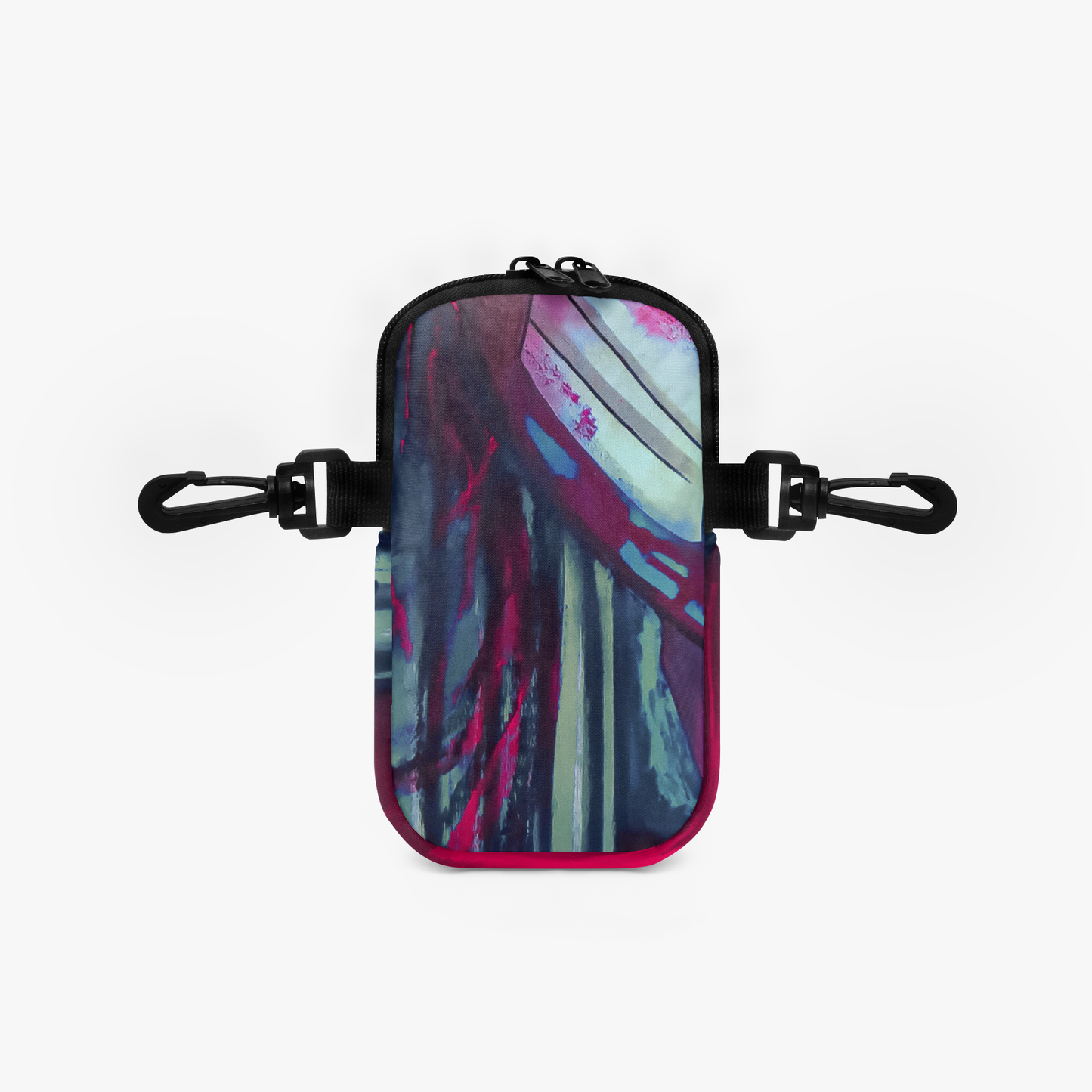 Porte-gourde bandoulière avec pochette téléphone