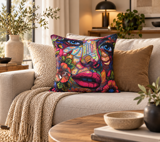 La housse de coussin en velours FORCE DE LA NATURE 100% québécois