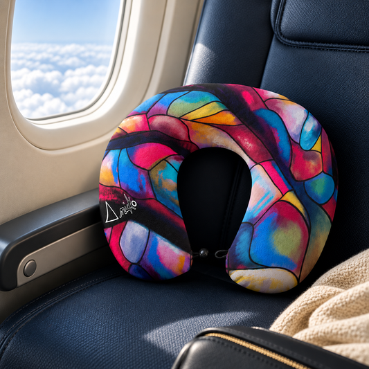 PRÉCOMMANDE- OREILLER DE VOYAGE multicolore