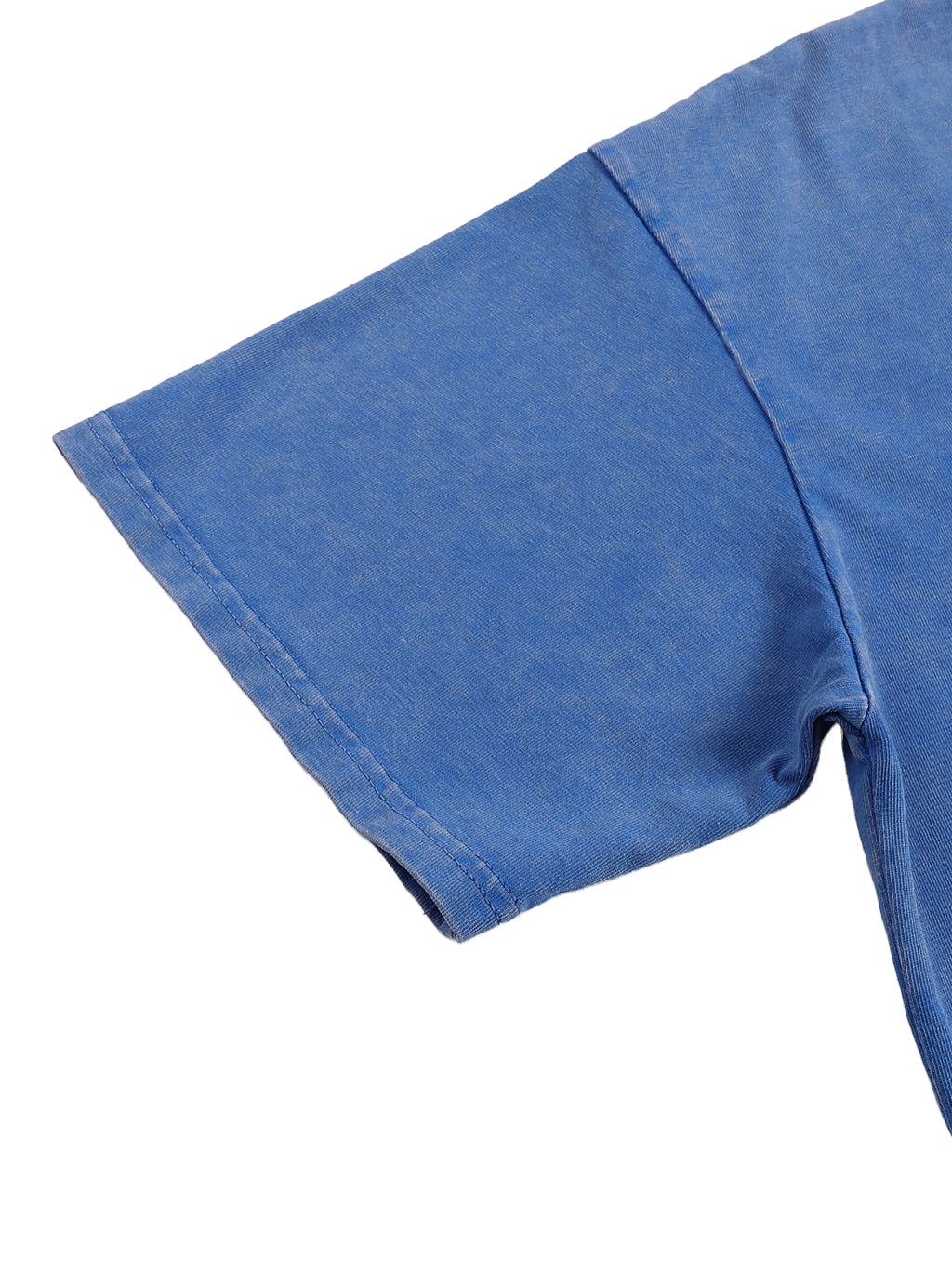 Le T-SHIRT OVERSIZE en coton à effet jeans délavé
