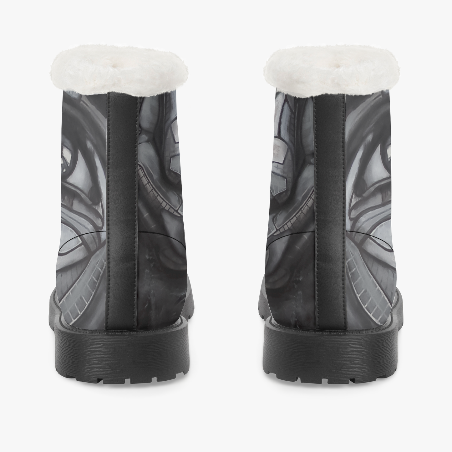 **EN PRÉCOMMANDE** La BOTTE EN VEGAN AVEC DOUBLURE DE FAUSSE FOURRURE