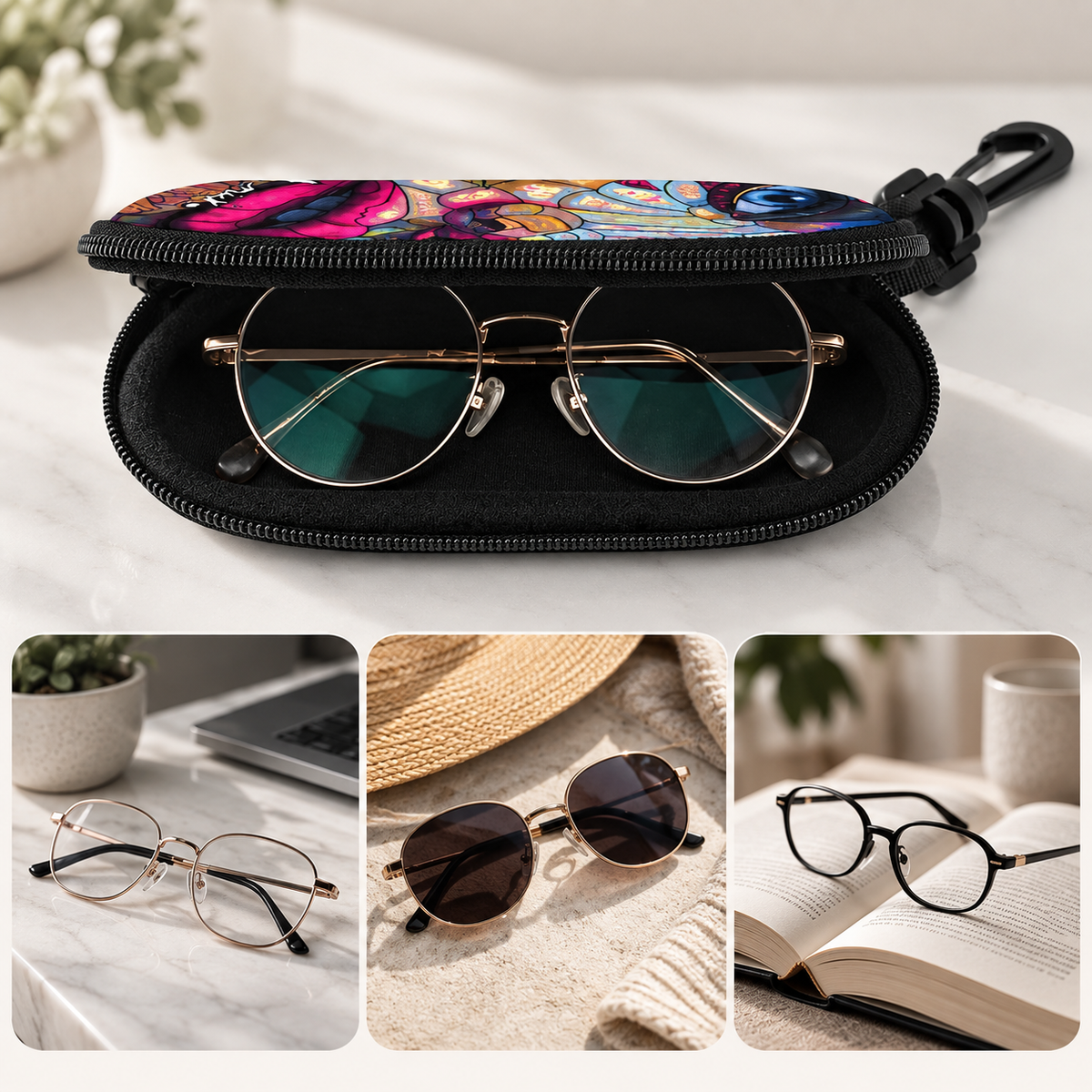 LE MINI ÉTUI À LUNETTES
