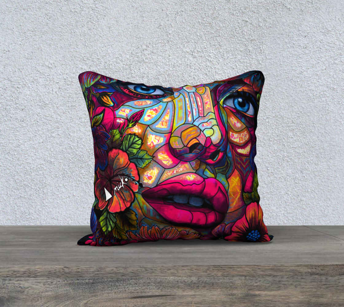 La housse de coussin en velours FORCE DE LA NATURE 100% québécois