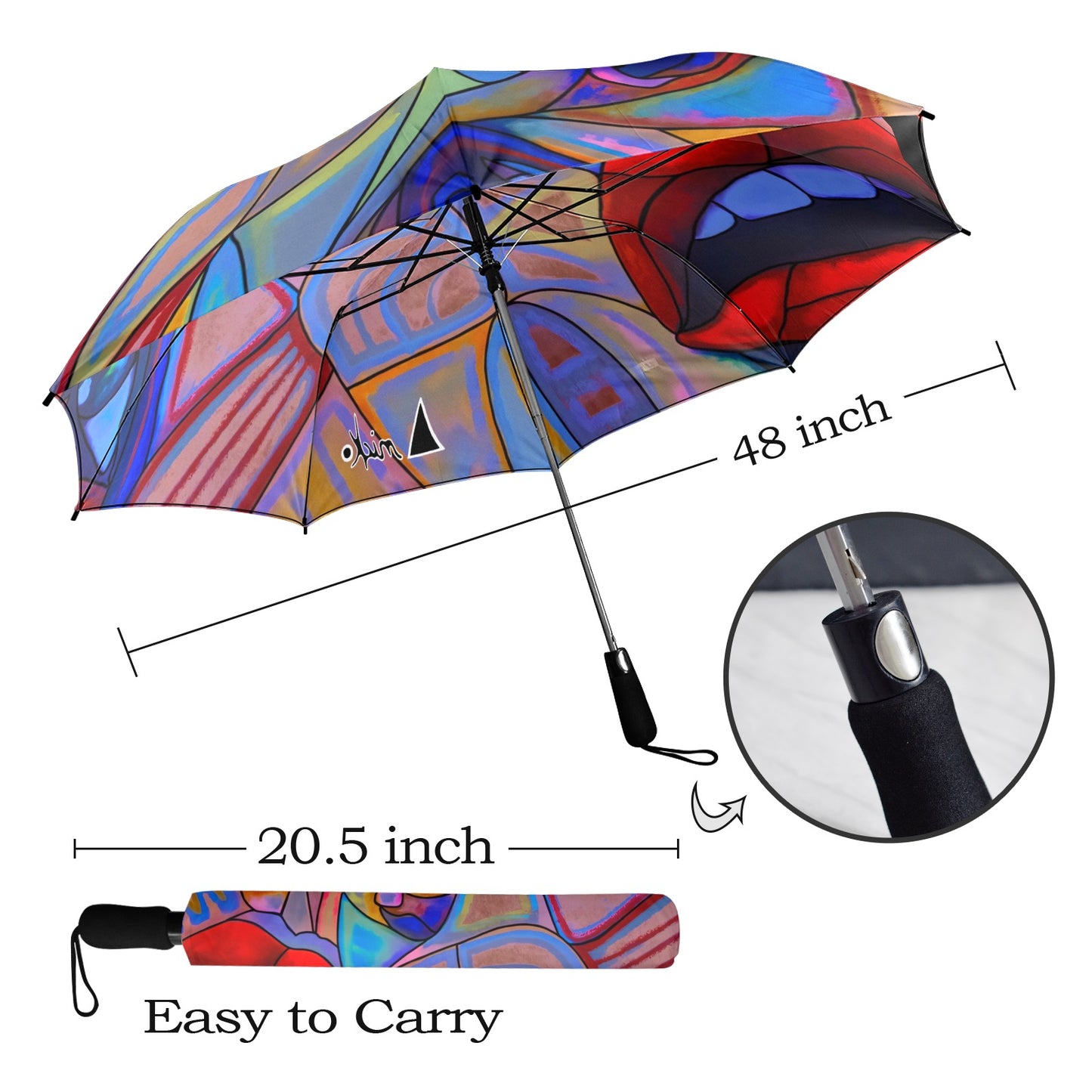 Le PARAPLUIE ANICKO GÉANT Semi-automatique
