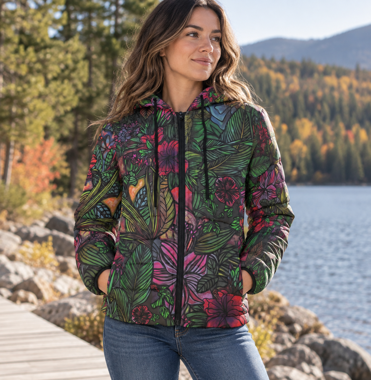 La veste matelassée POPTROPIC