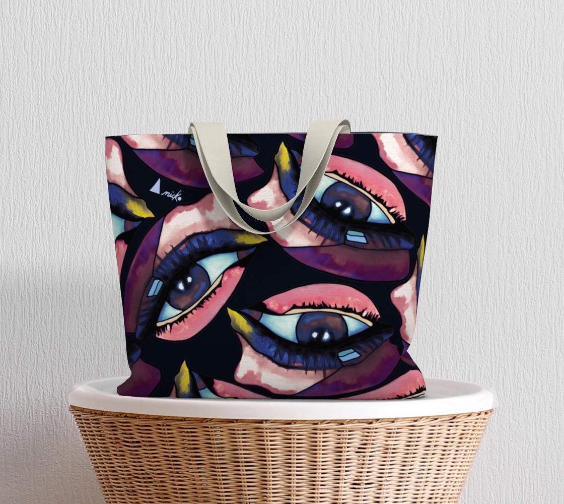 INDIGO DRAGON - ANICKO TOTE BAG