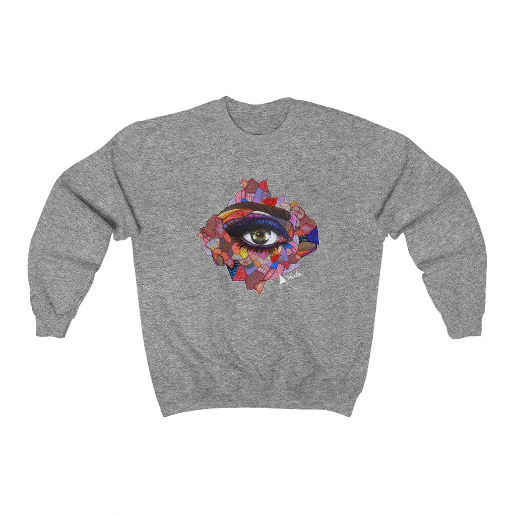 MULTI EYE - ANICKO CREW NECK SWEATSHIRT 