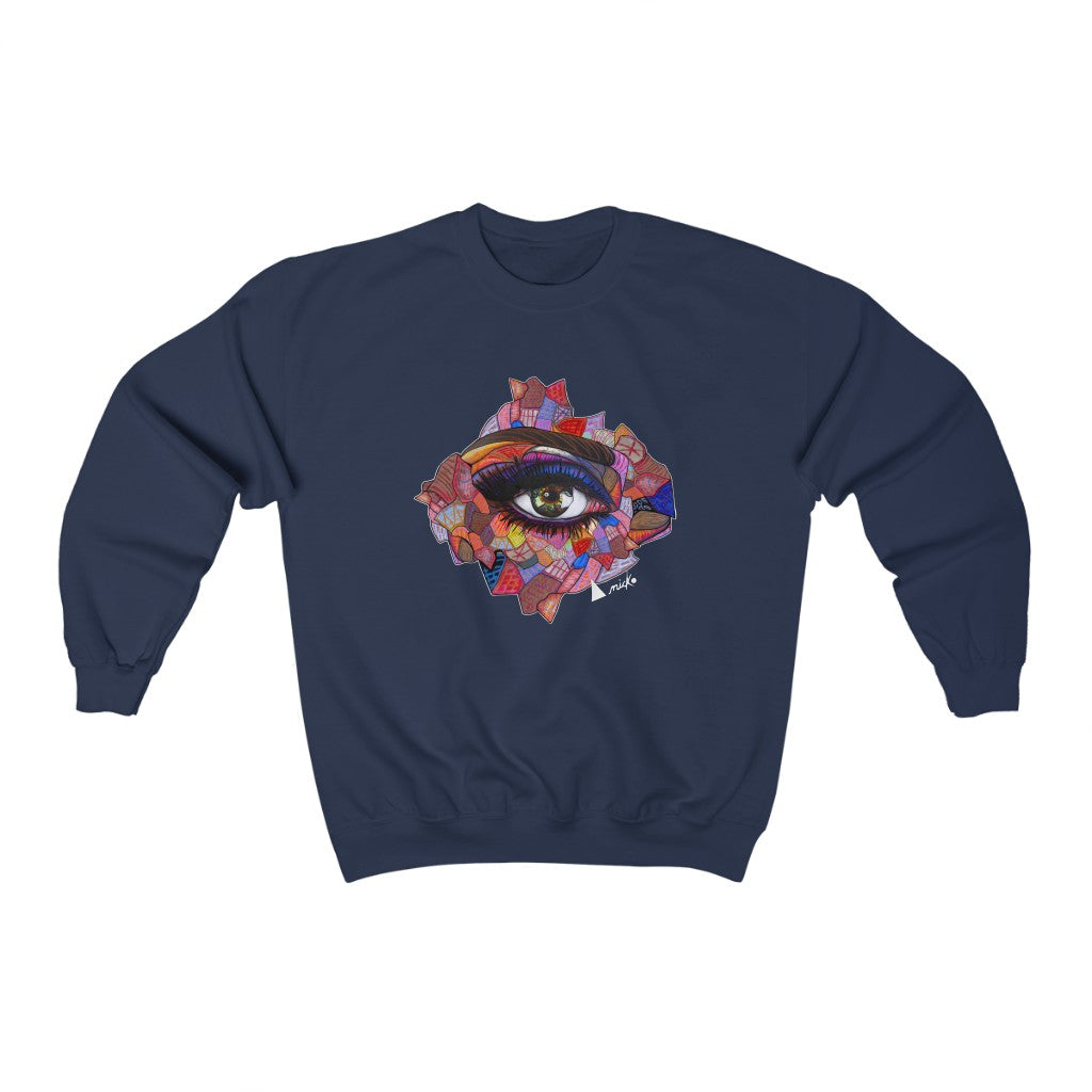 MULTI EYE - ANICKO CREW NECK SWEATSHIRT 