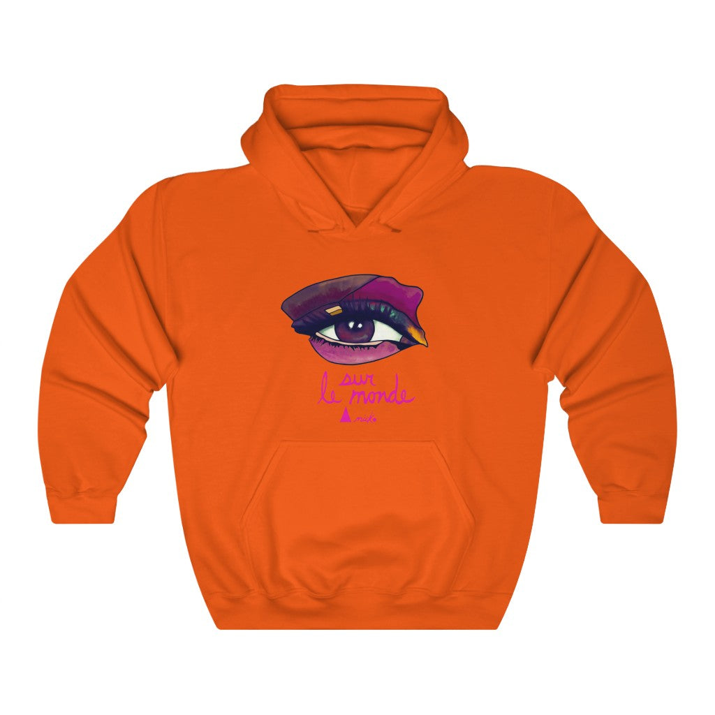 LOOK AT THE PINK WORLD - ANICKO HOODED SWEATSHIRT 