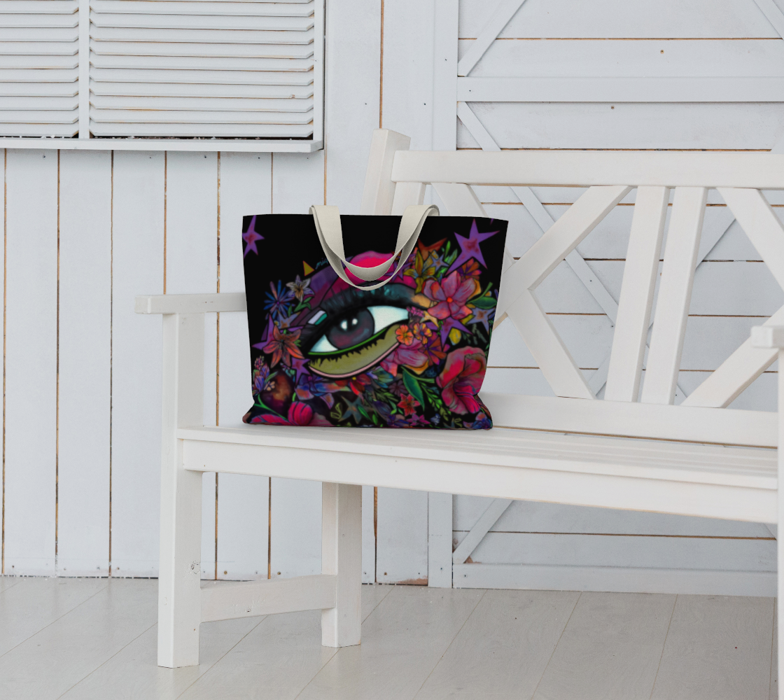 POWER FLOWER - ANICKO TOTE BAG